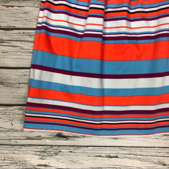 3/25 SALE J. Crew Factory pencil striped skirt Sz 0 - Picture 2 of 6